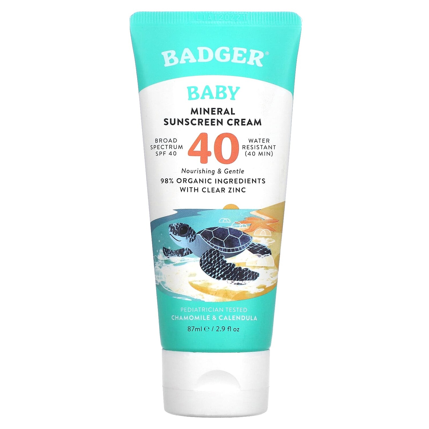 

Минеральный Солнцезащитный Крем Badger Company для детей, ромашка и календула, 87 мл