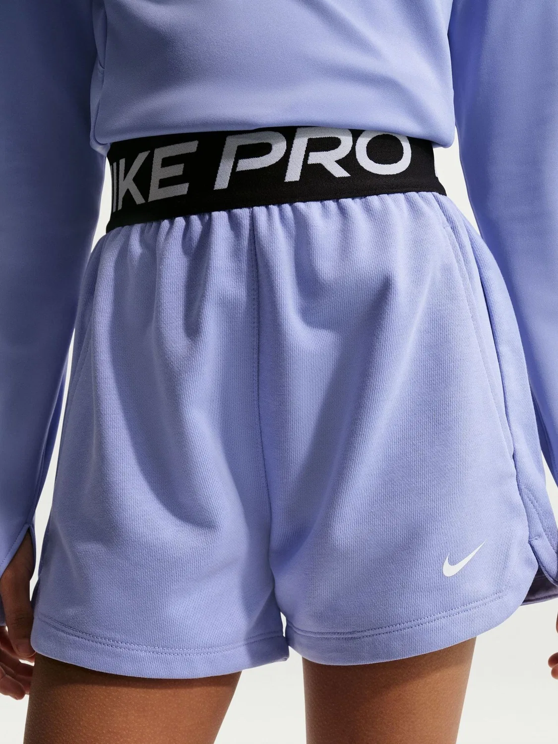 Шорты Nike Pro Dri-FIT Fleece, фиолетовые