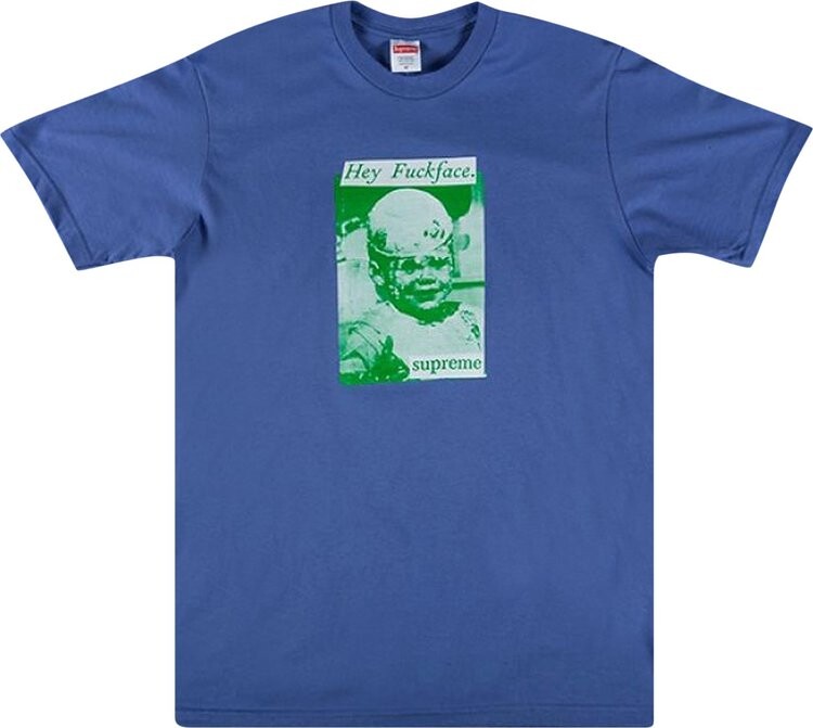 Футболка Supreme f*ck Face Tee 'Light Purple', фиолетовый — фото 2