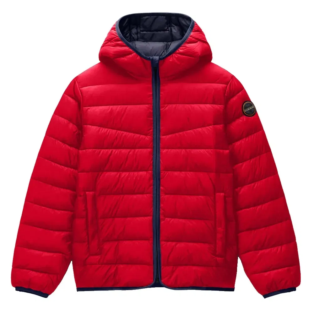 Детская куртка для девочек стеганая Aerons Napapijri, Red — фото 3