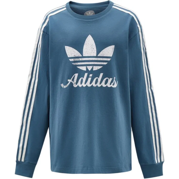 Детская футболка с круглым вырезом Adidas Originals, Blue