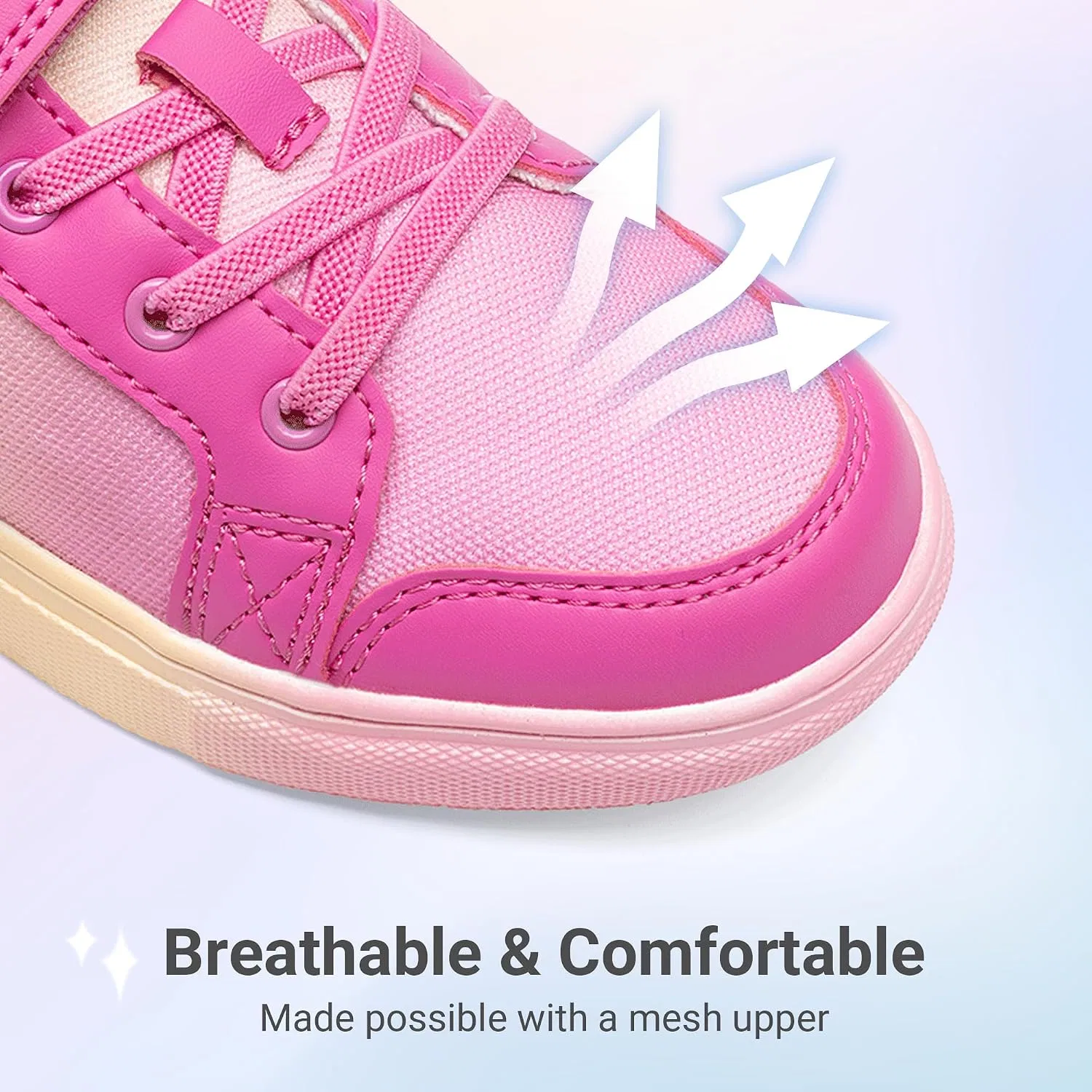 Детские кроссовки для девочек DREAM PAIRS, Hot Pink/Rainbow — фото 3