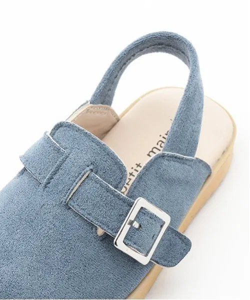 Детские сандалии-кроксы с ремешком, модель Clog Shoes, petit main, Blue — фото 3