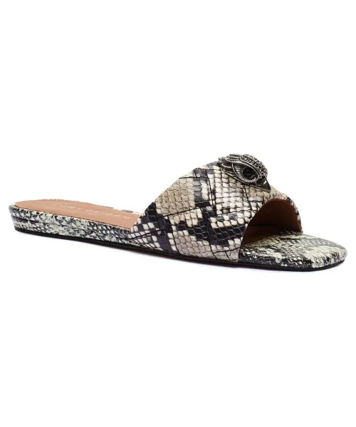 Тапочки из кожи Kensington Kurt Geiger, бежевый