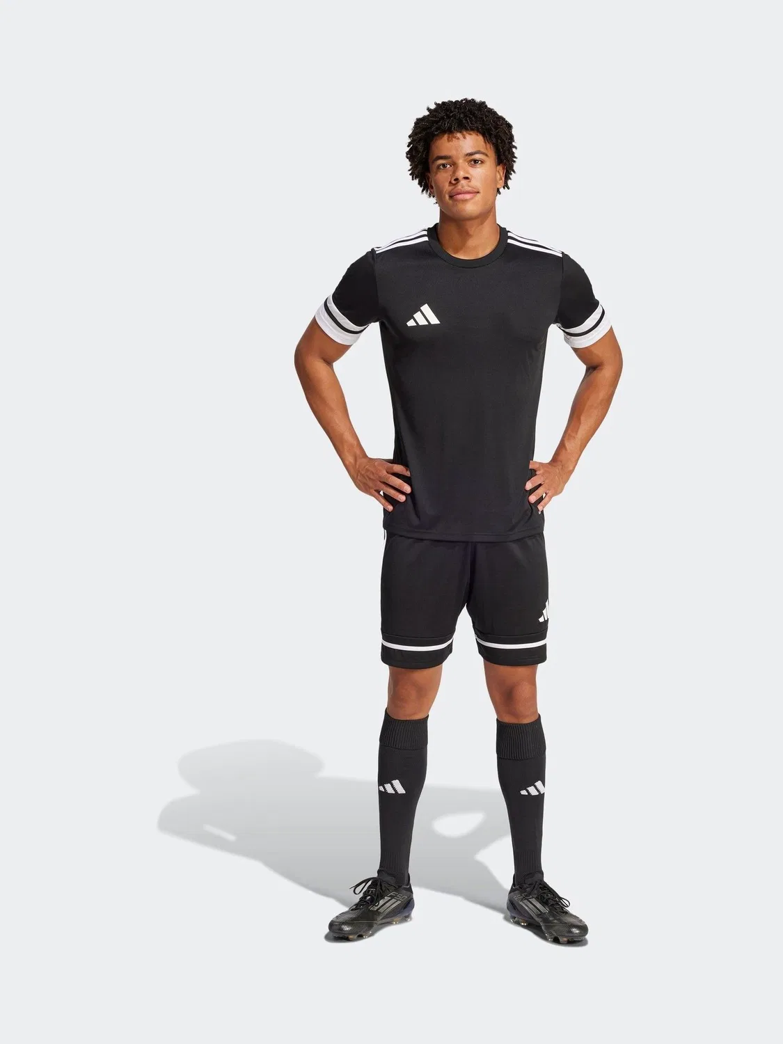 Шорты Black Squadra 25 adidas, черный — фото 4