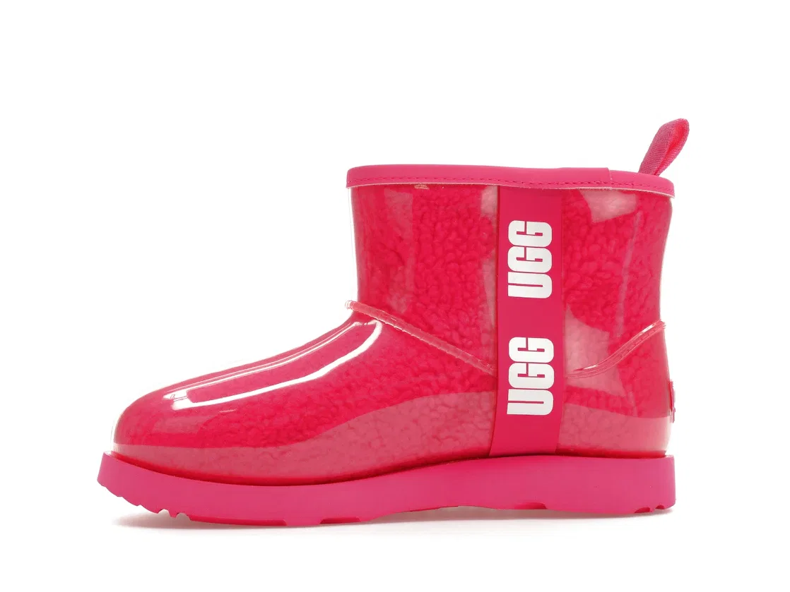 Детские сапоги с коротким голенищем UGG Classic Clear Mini II Boot UGG, Rock Rose — фото 3