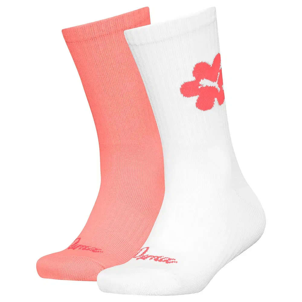 Носки Puma Flower 2 пары, белый