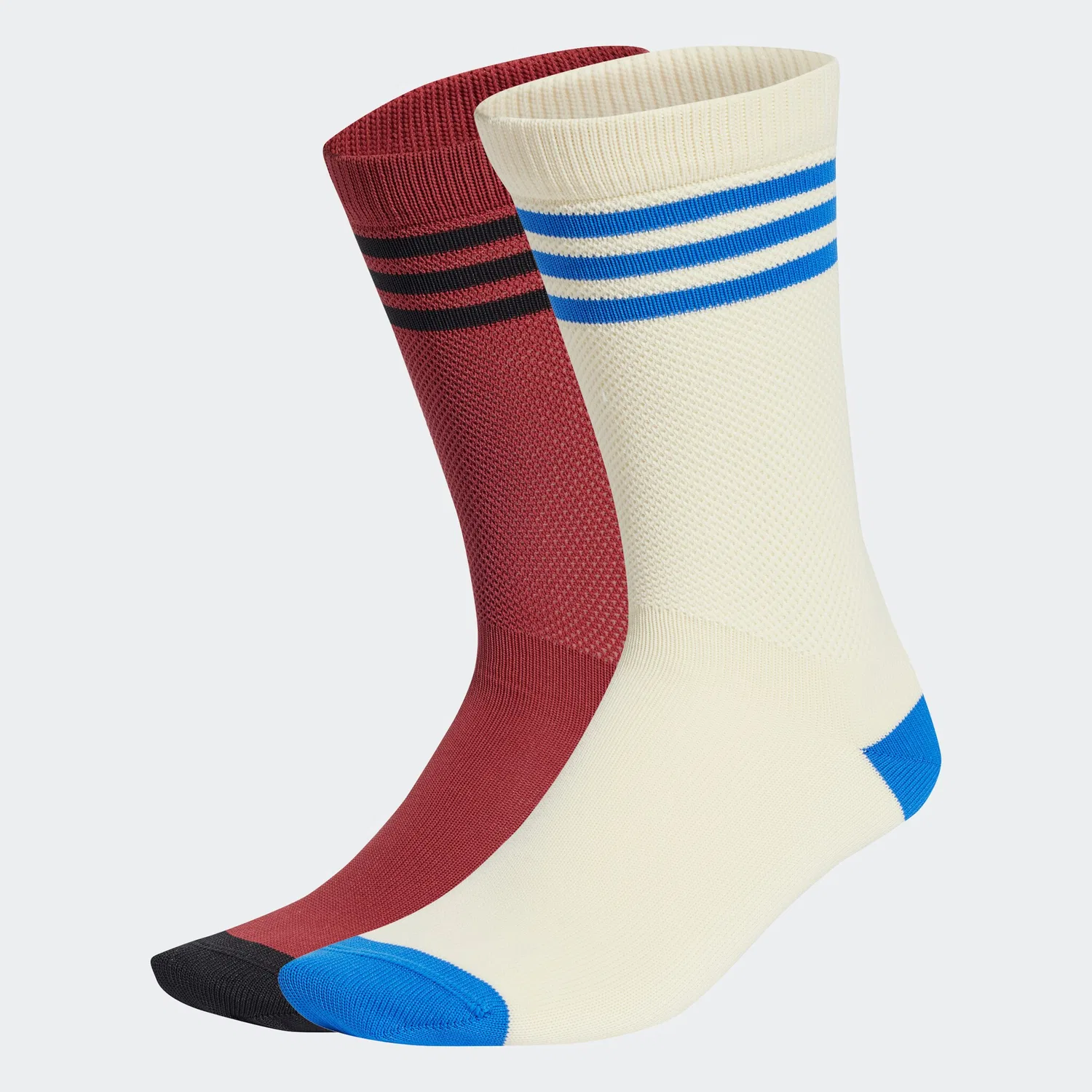 Мужские гольфы с тремя полосками Adidas Originals, Off White/Silver Violet