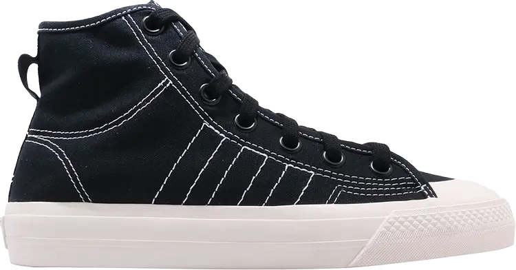 

Кроссовки Adidas Nizza RF Hi 'Core Black', черный