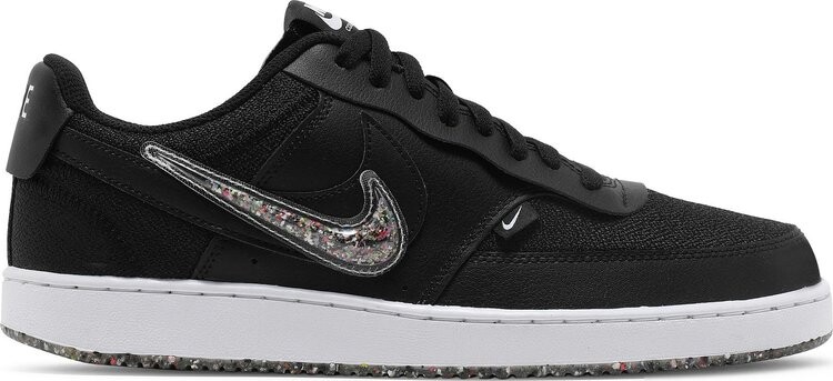 

Кроссовки Nike Court Vision Low Premium 'Black Clear', черный