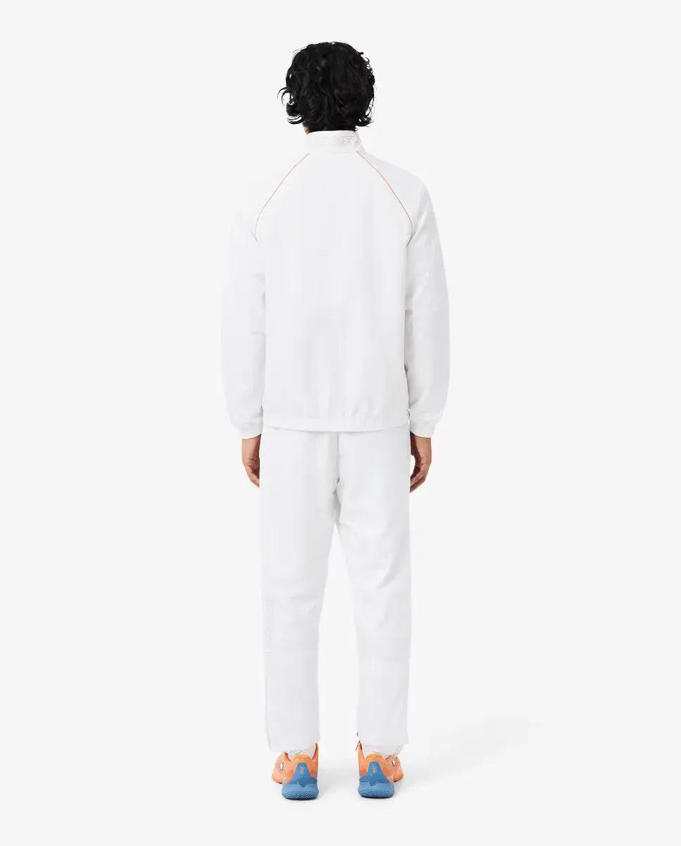 Мужской спортивный костюм с контрастной отделкой Lacoste, Blanco — фото 2