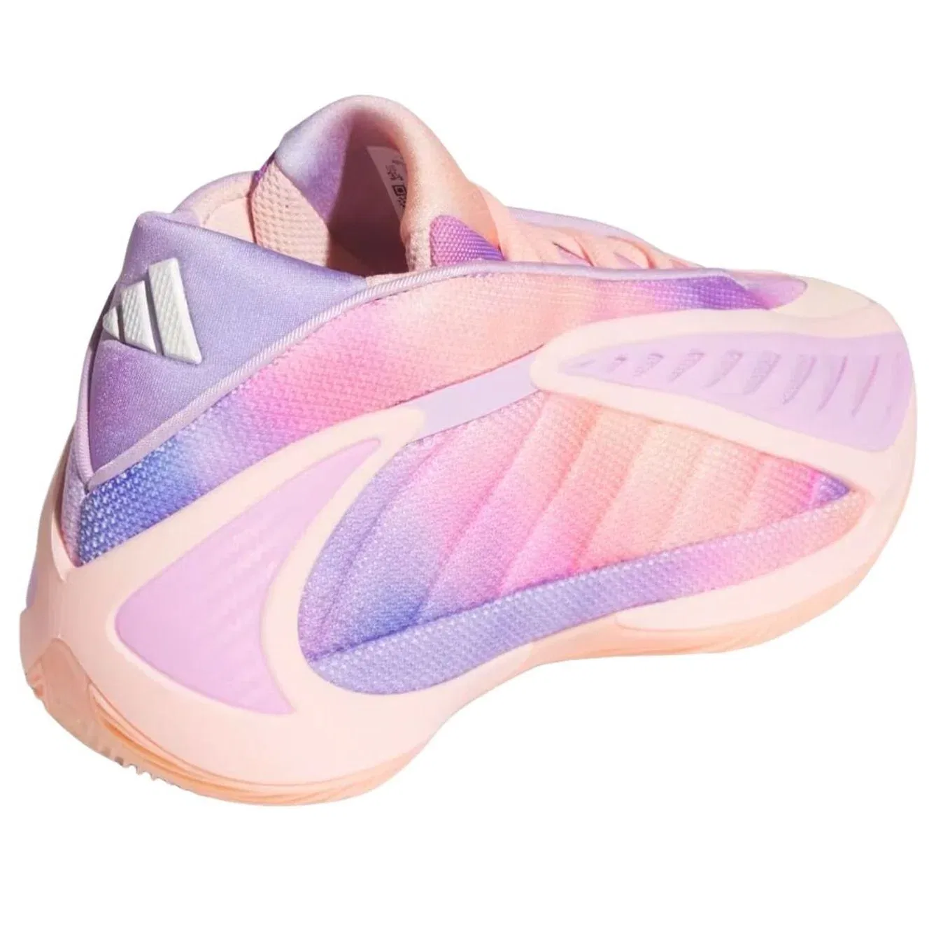 Детские кроссовки с текстильным верхом Ae 2 '3SSB' adidas, Haze Coral/Bliss Lilac/Zero Metallic — фото 3