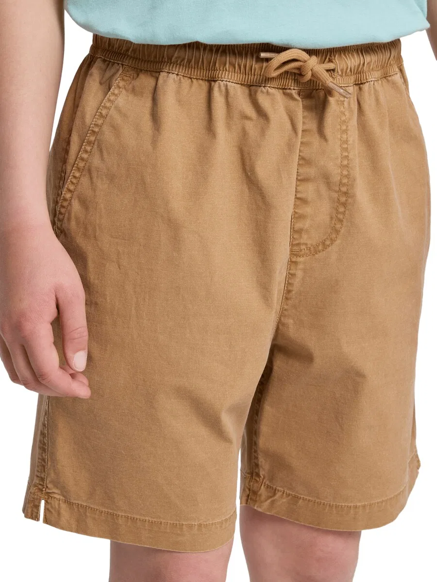 Шорты QUIKSILVER Regular Pants 'Taxer Youth 15' коричневого цвета — фото 4
