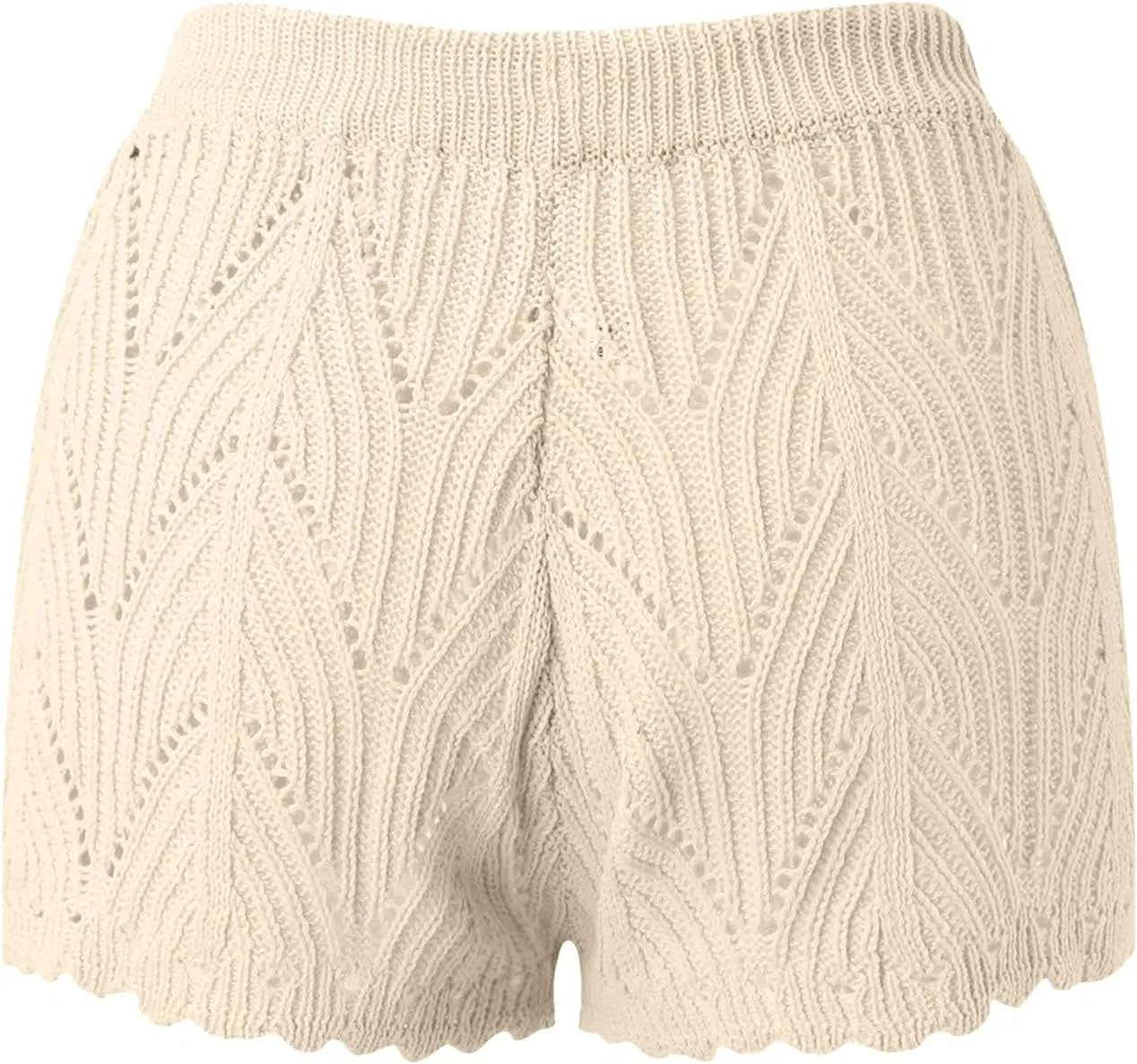 Женские плавки высокой посадки Board Shorts Generic, Beige — фото 4