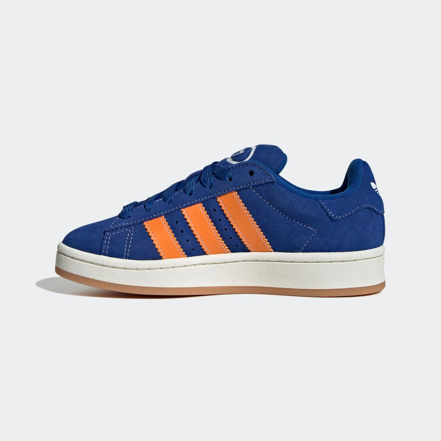 Детские кроссовки ретро-стиля Campus 00s Adidas Originals, Collegiate Royal / Bright Orange / Off White — фото 3