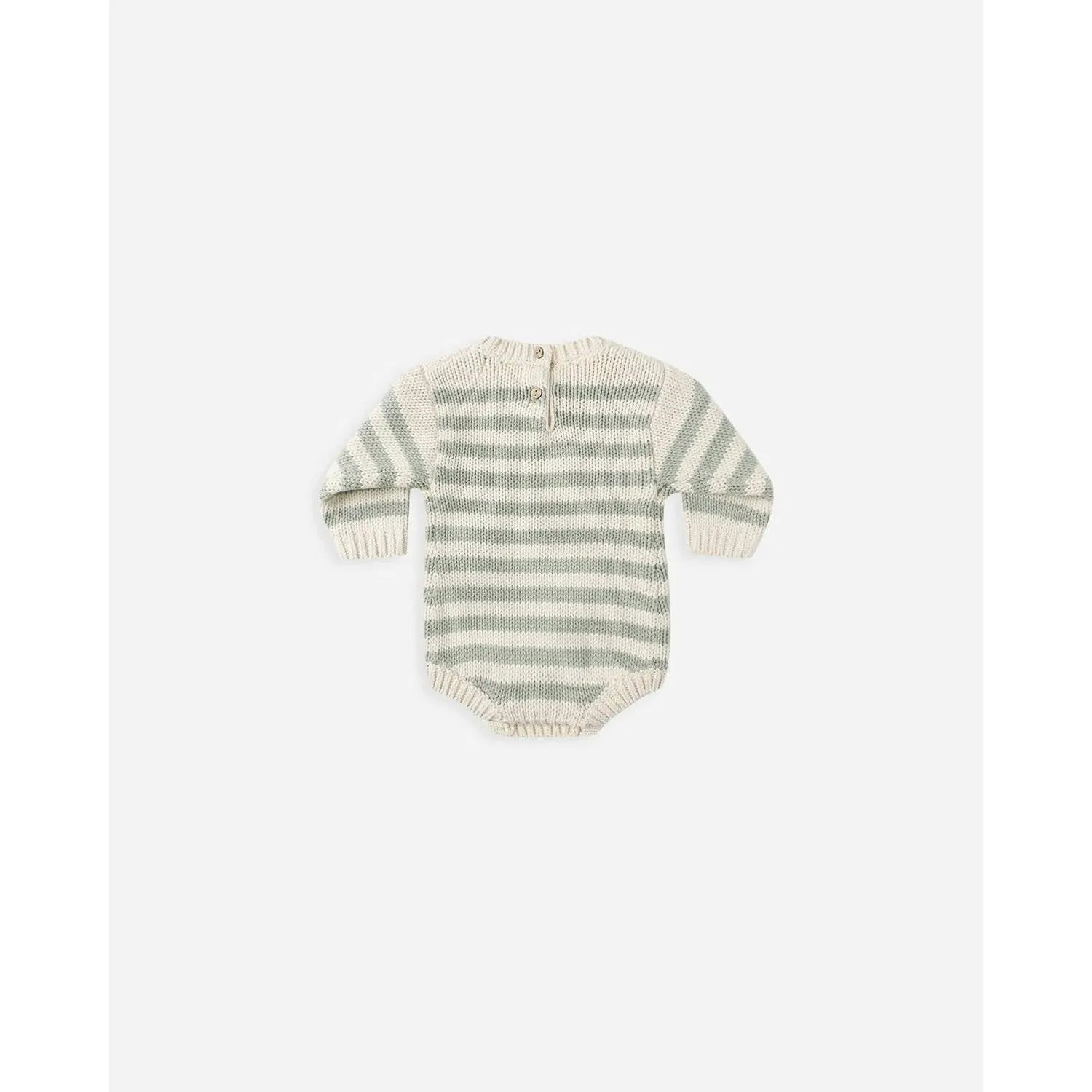 Детский боди-комбинезон из органического хлопка Quincy Mae Rex Romper Rylee + Cru, Fern Stripe — фото 2