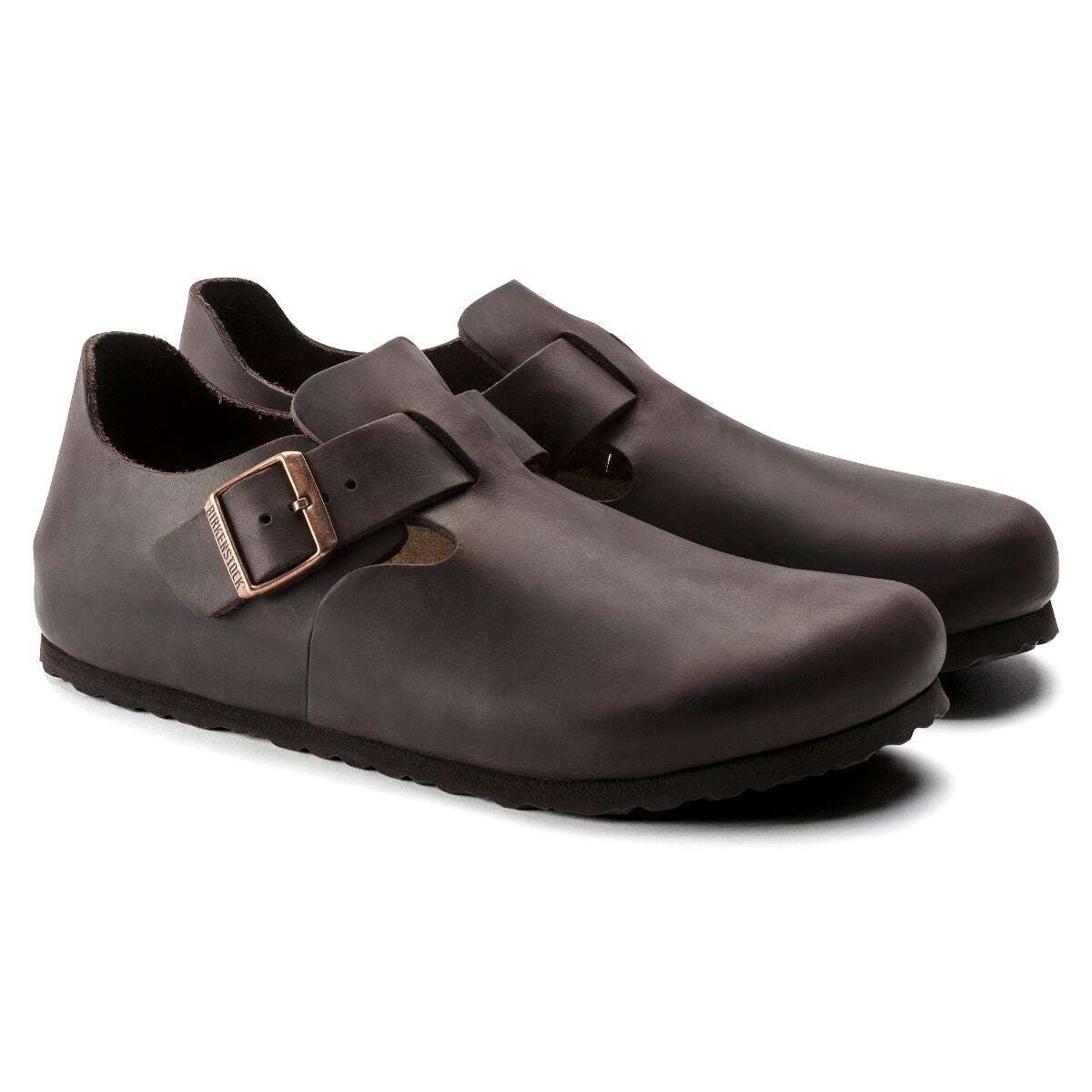 Мюли Birkenstock London Oiled, темно-коричневые — фото 4