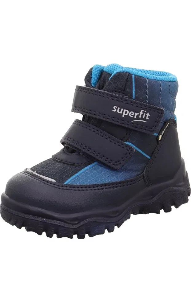 Детские ботинки для девочек водонепроницаемые Husky1 Superfit, Blue/Turquoise