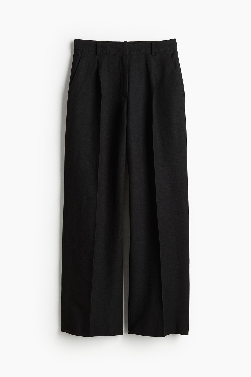 

Брюки H&M Linen-blend, черный