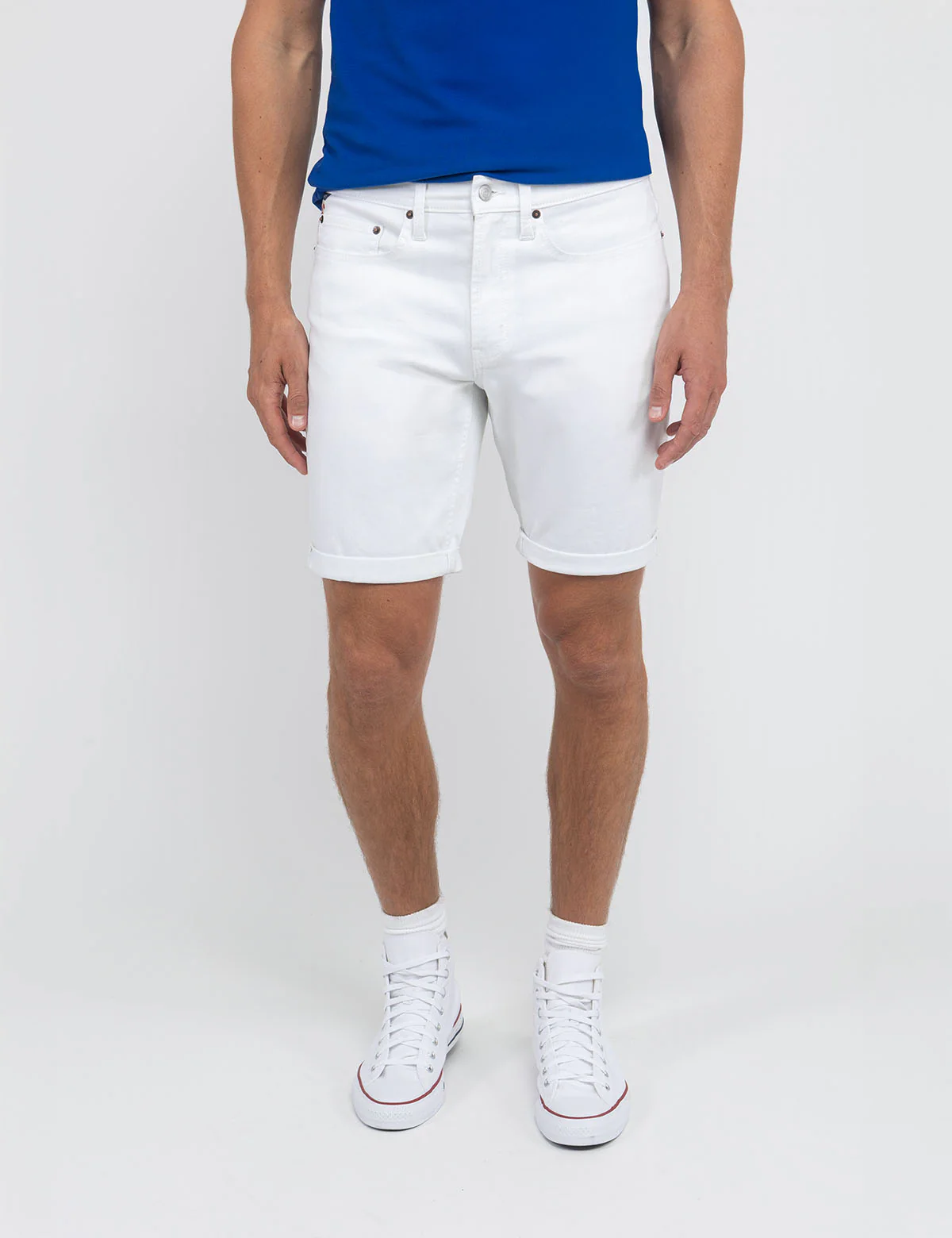 

Шорты U.S. Polo Assn Slim Straight 5 Pocket Cuffed Denim, белый