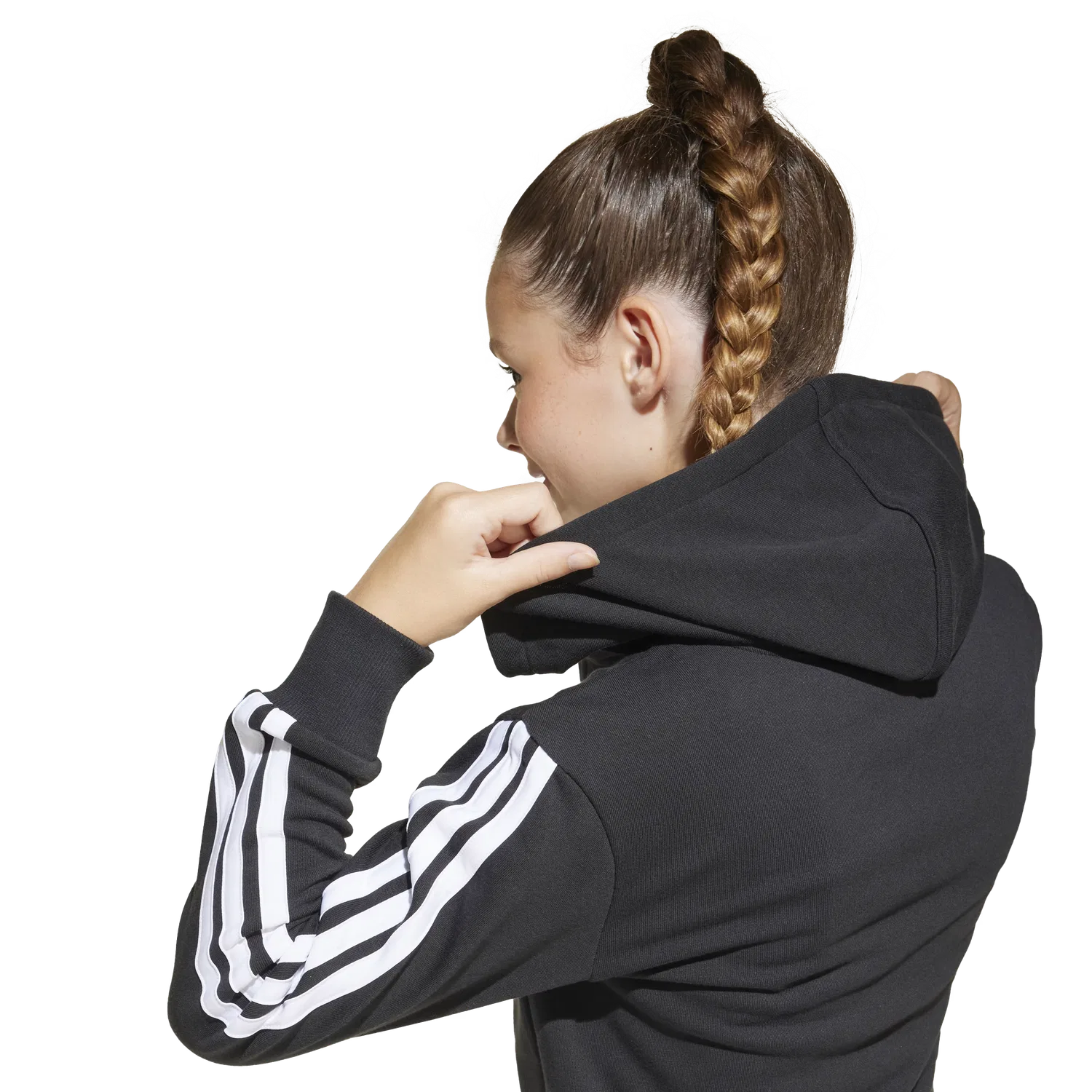 Женская спортивная куртка Adidas, черный — фото 4