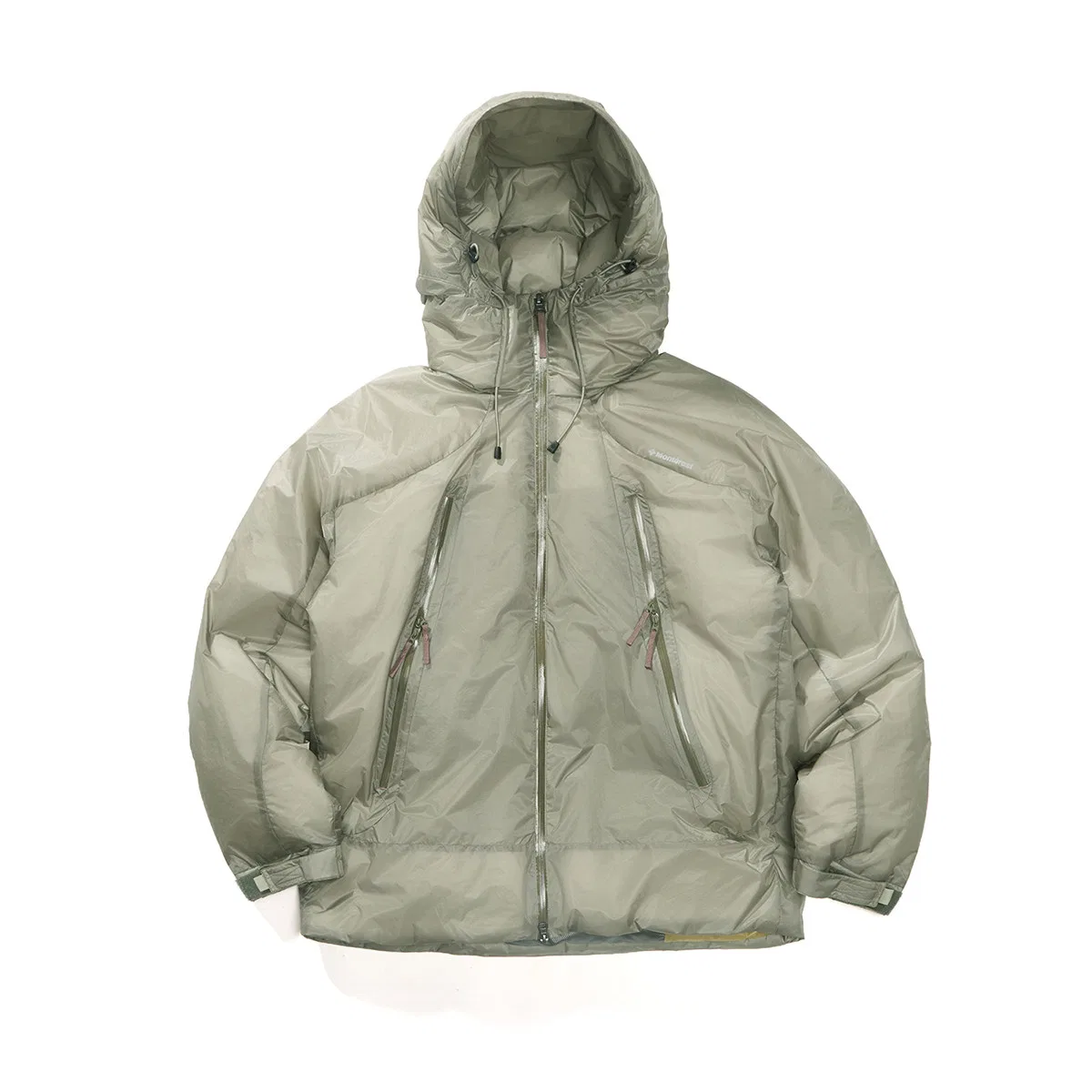 Детский пуховик с принтом Monterest Instant Wilderness NOTHOMME, Pig Grass Green