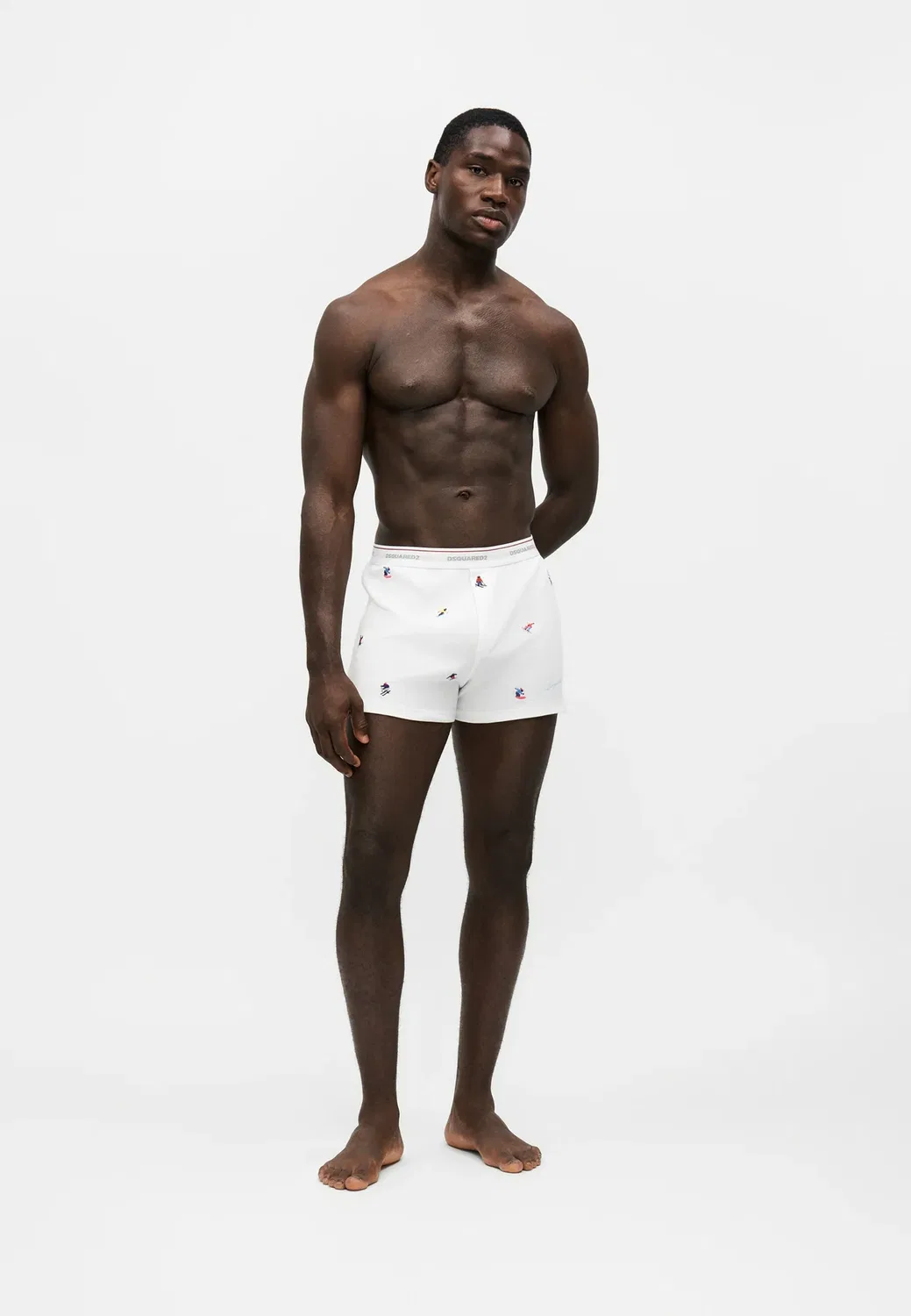 Боксерские шорты Dsquared2, White — фото 2