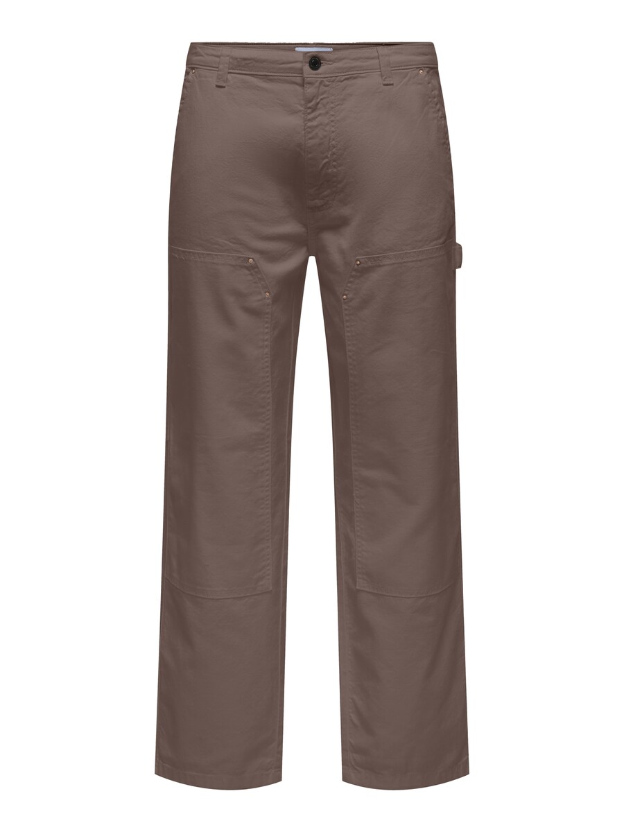 

Тканевые брюки Only & Sons Loose fit Pants ONSFADE, темно-коричневый