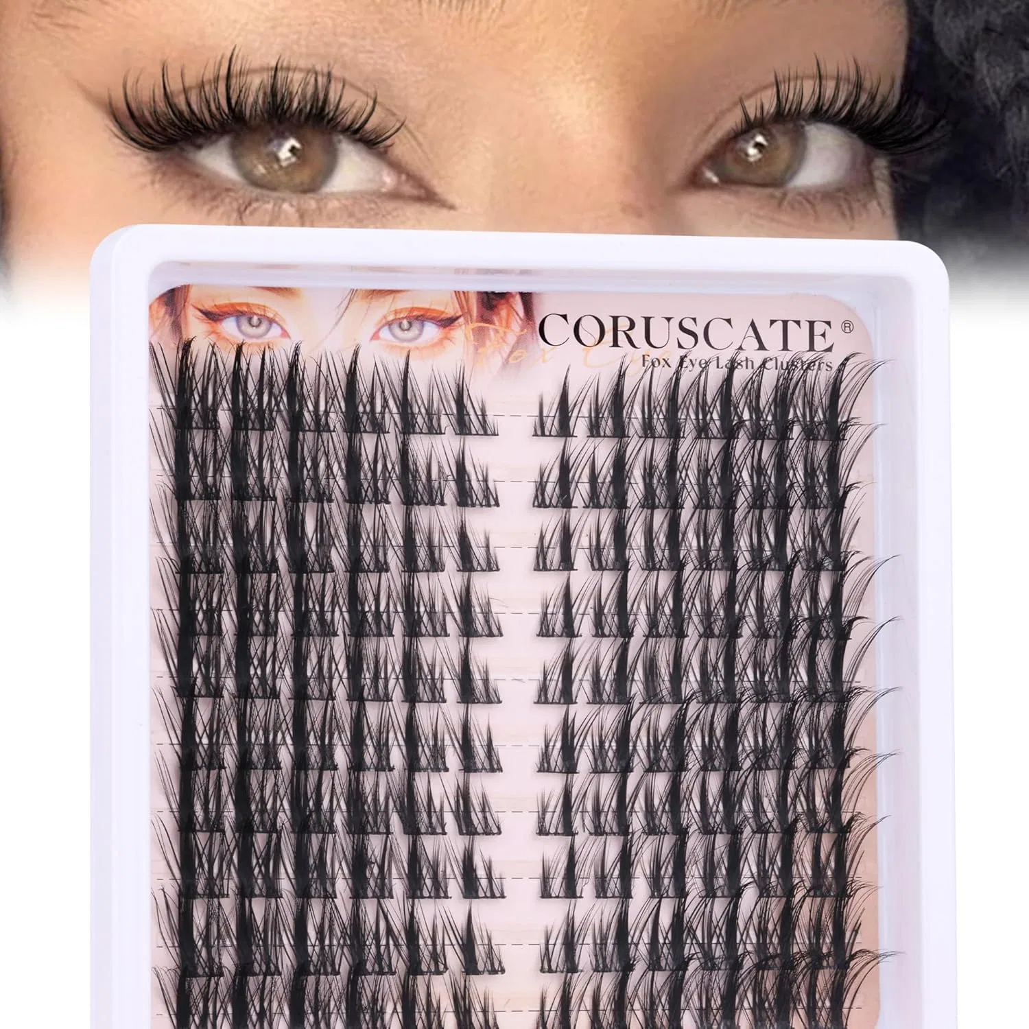 Накладные ресницы Manga Cluster Eyelashes от CORUSCATE Coruscate