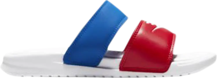 Сандалии Nike Wmns Benassi Duo Ultra Slide 'University Red Game Royal', белый