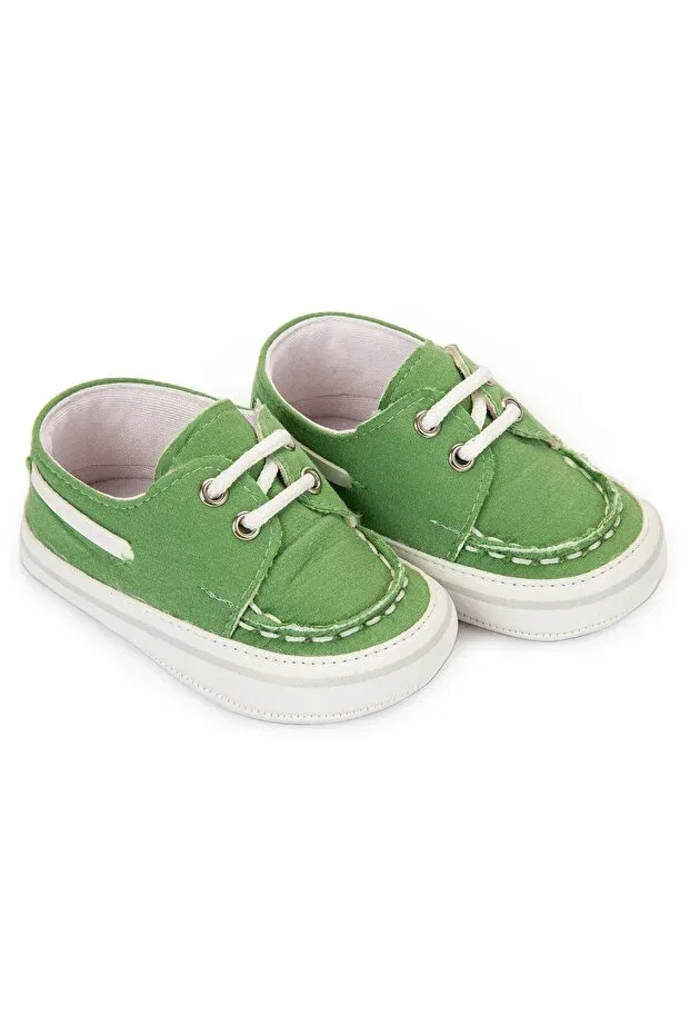 Детские пинетки для новорожденных хлопковые Ilkadım Home Booties Baby Pattini, Green