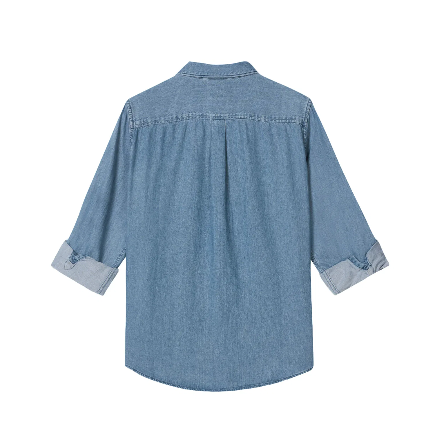 Женская рубашка с лацканами Levis, Light Blue — фото 3