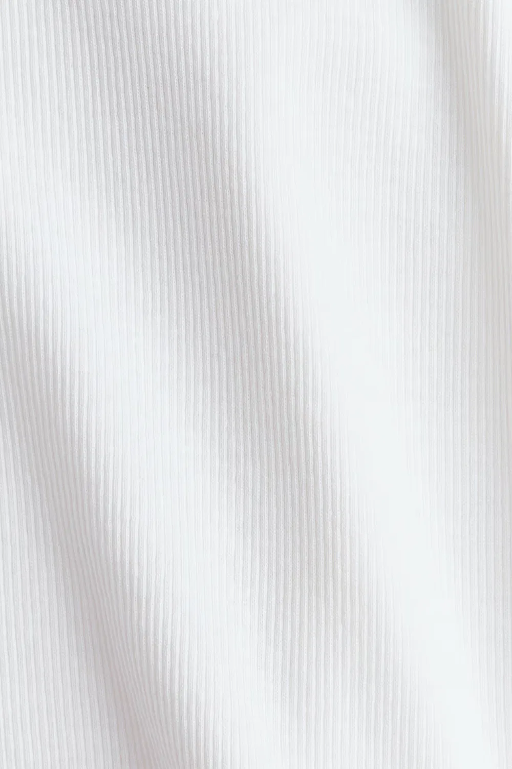 Рубашка из ребристого хлопка H&M, Weiß — фото 2