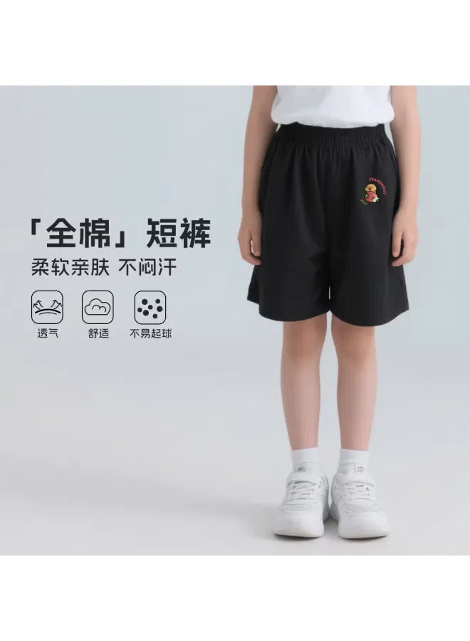 Шорты хлопковые с принтом Capybara x little yellow dolphin co-branded series Jeanswest, черный — фото 3