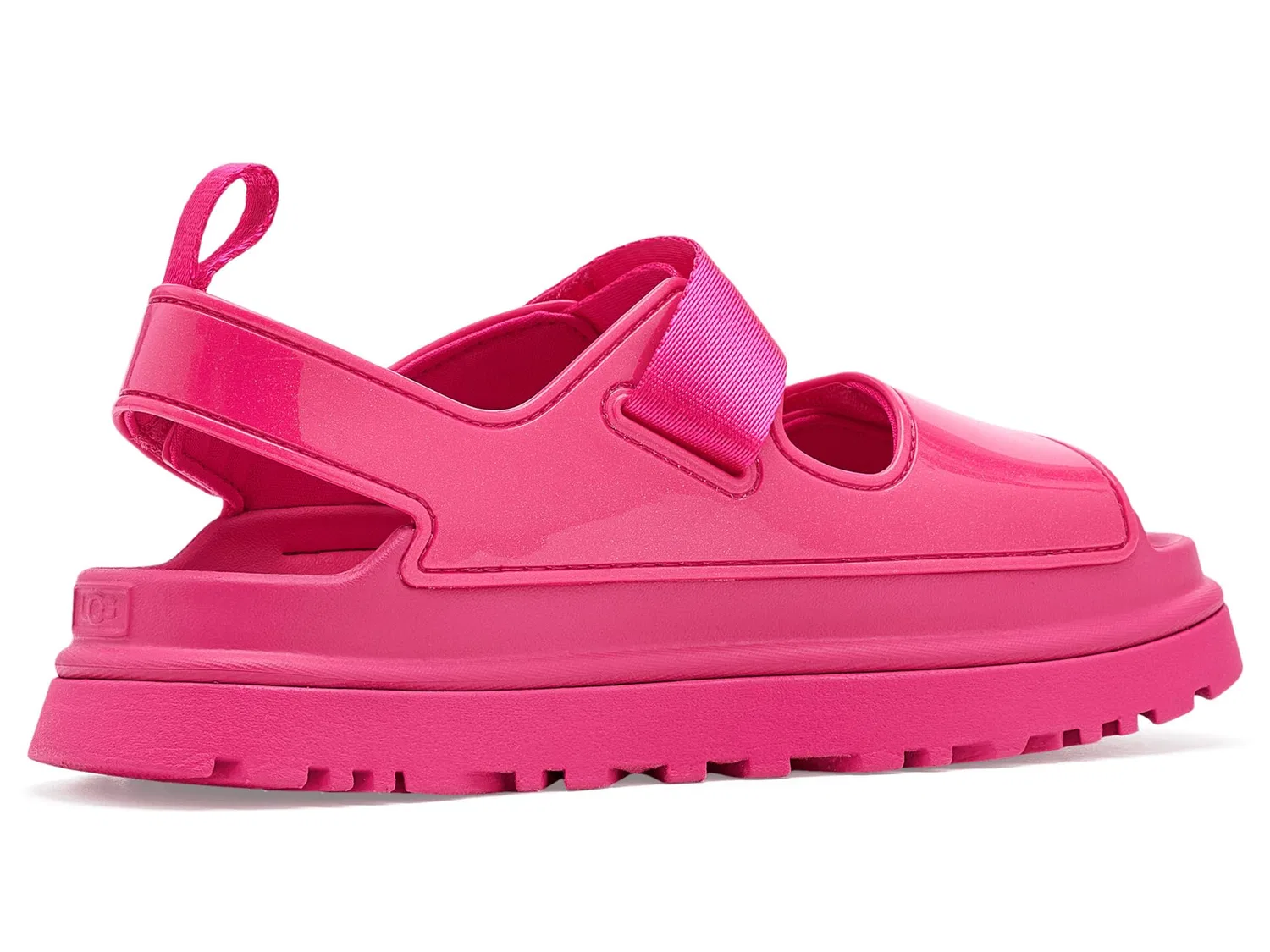 Сандалии Goldenglow Glossy Sparkles (для маленьких и больших детей) Ugg Kids, Deep Coral — фото 4