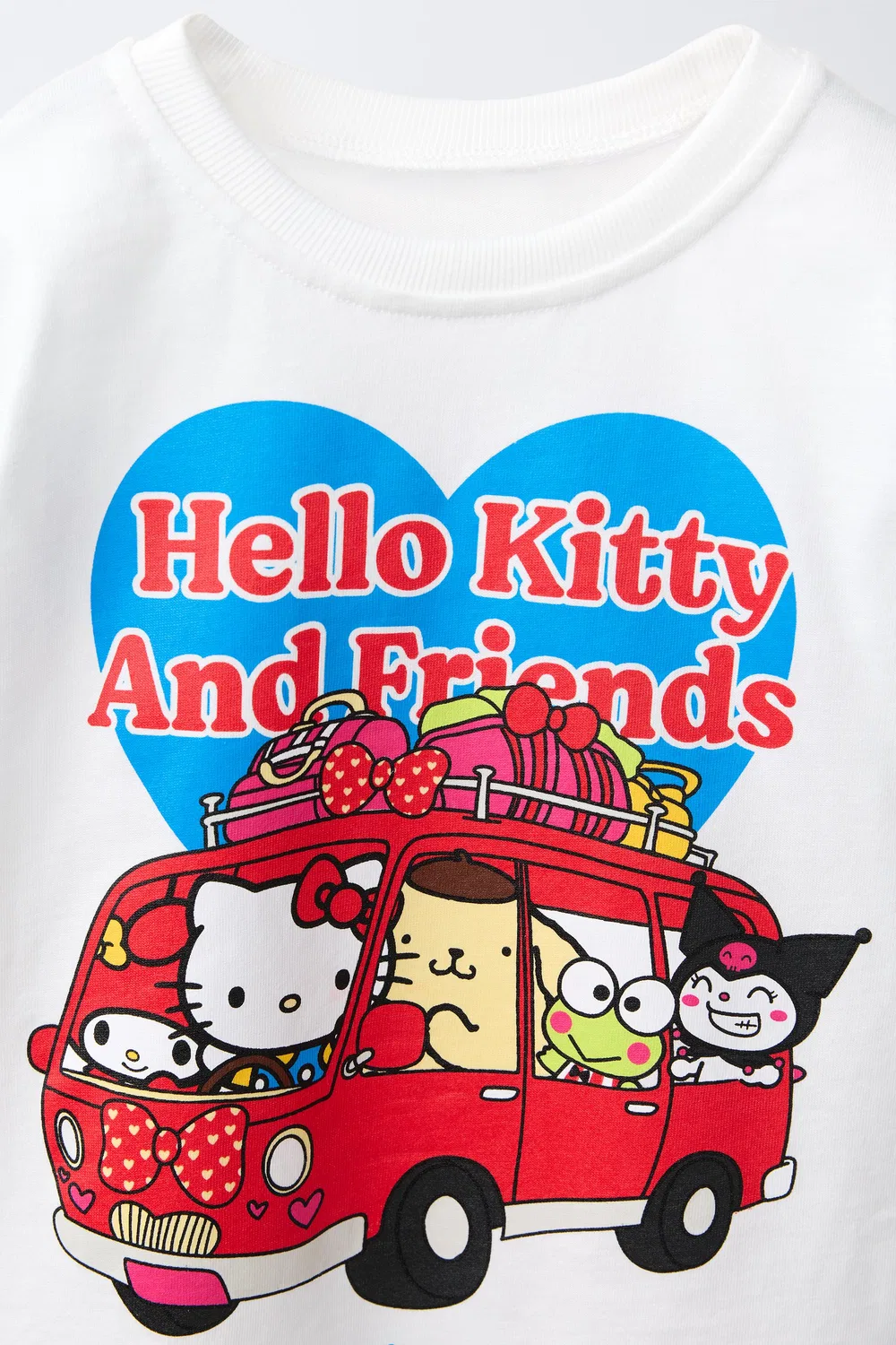 Футболка Hello Kitty and Friends Sanrio ZARA, White — фото 3