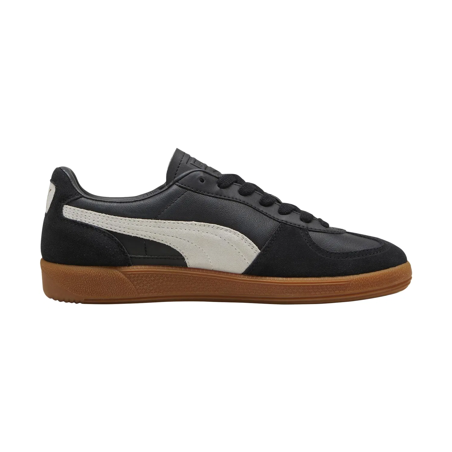 Детские кожаные кроссовки Puma Palermo, Цвет Schwarz — фото 2