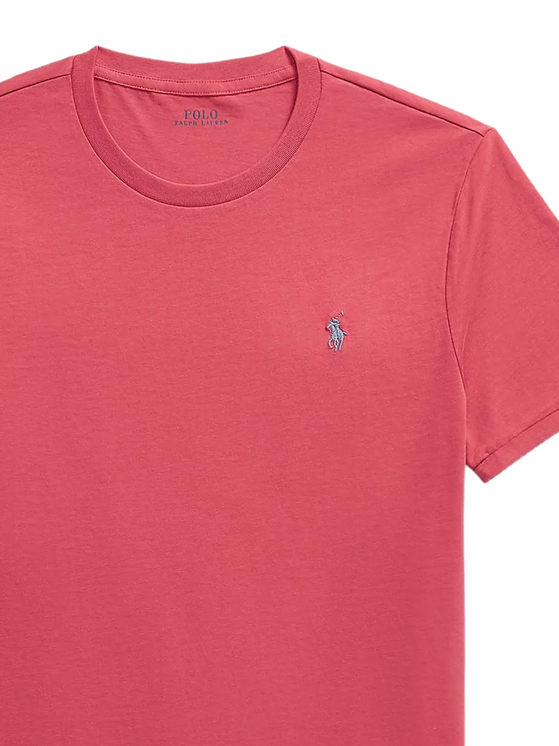Футболка с вышитым логотипом красная Polo Ralph Lauren, красный — фото 2