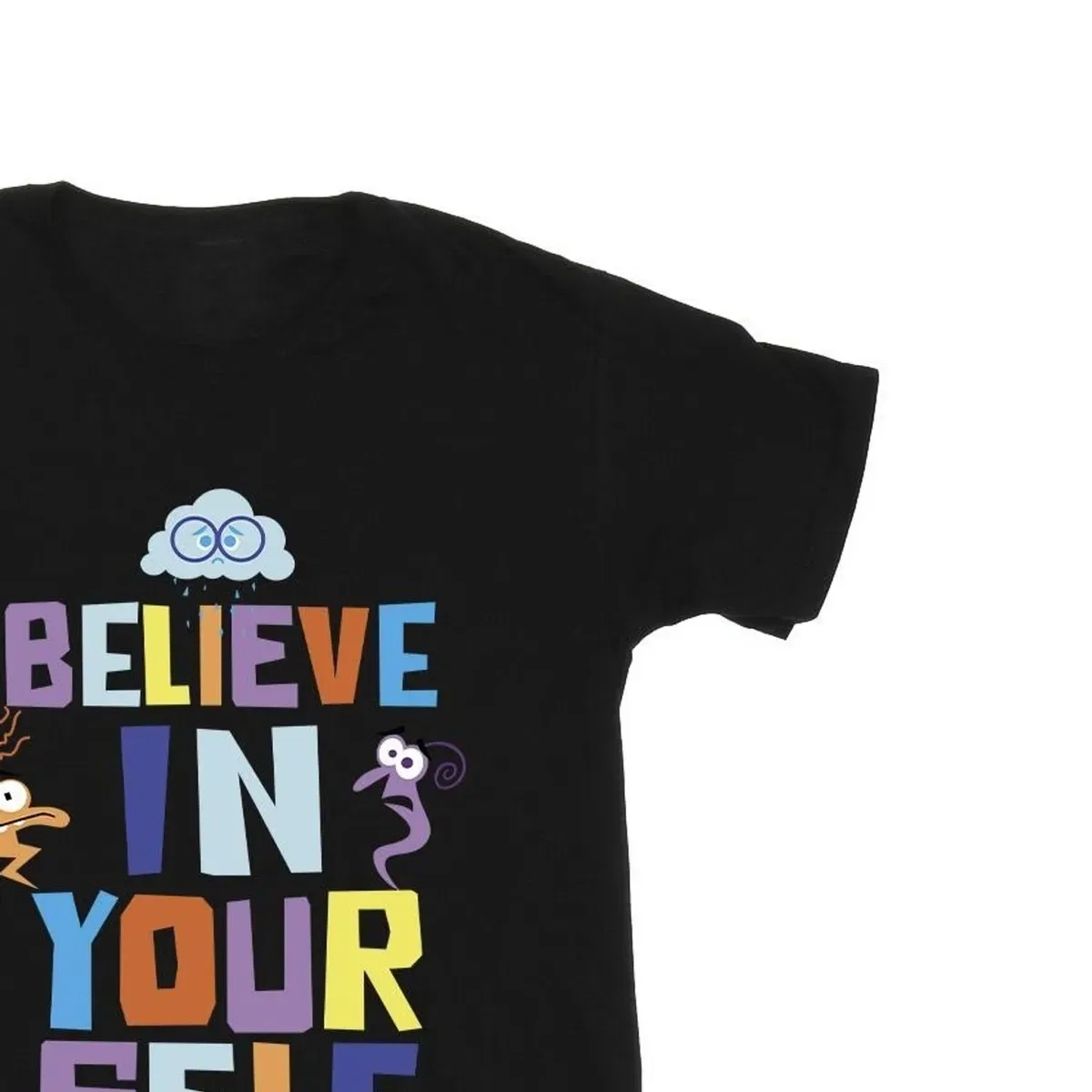 Хлопковая футболка Believe in Yourself Inside Out, Black — фото 2