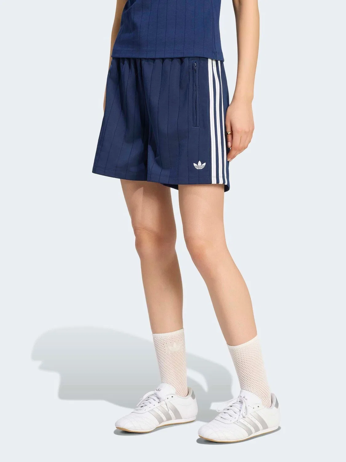 Шорты Firebird с полосками adidas originals, синие