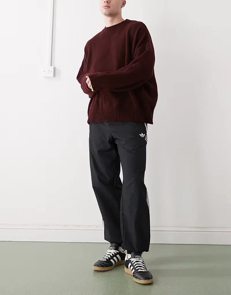 Спортивные брюки Adidas Originals Firebird из тканого материала, черный — фото 2