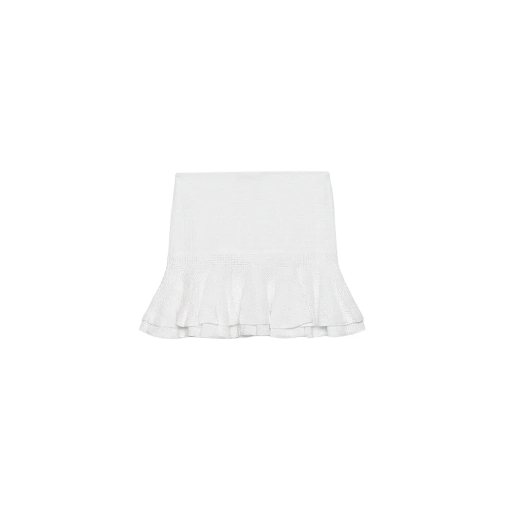 Женская юбка Casual Short Skirts White ZARA, Белый — фото 3