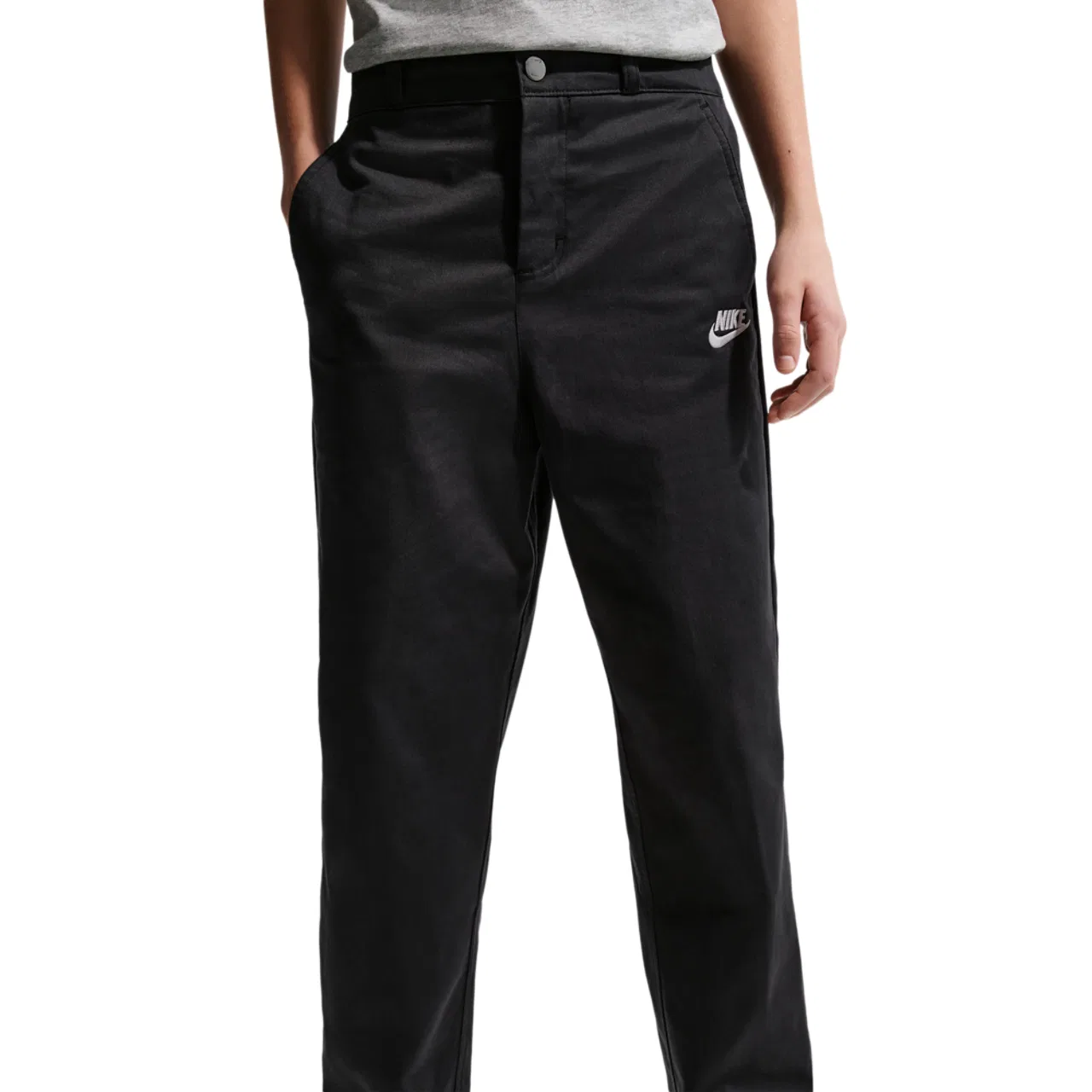Брюки для мальчиков Club Woven Everyday Pant Nike, черный/белый