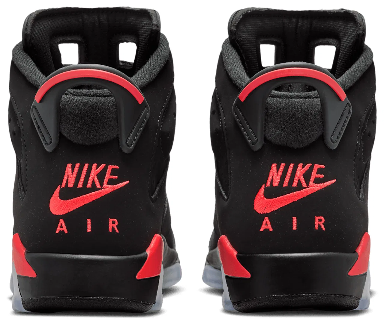 Кроссовки для мальчиков 6 Retro Jordan, черный/красный — фото 3