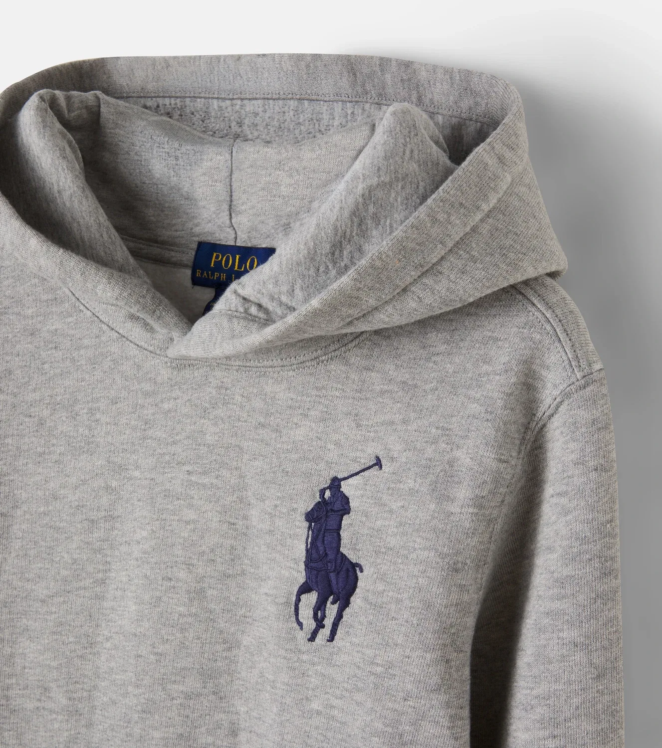 Свитшот с капюшоном Polo Ralph Lauren Kids, серый — фото 4