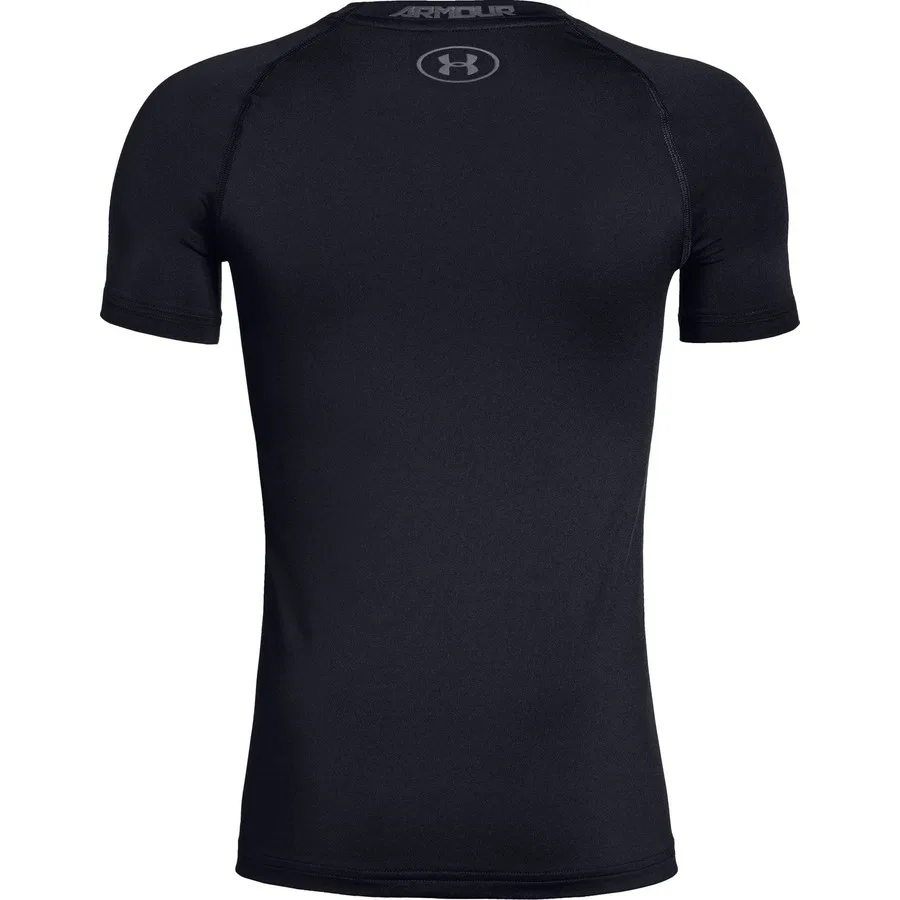 Детская футболка с коротким рукавом HeatGear Armour Under Armour, Черный — фото 2