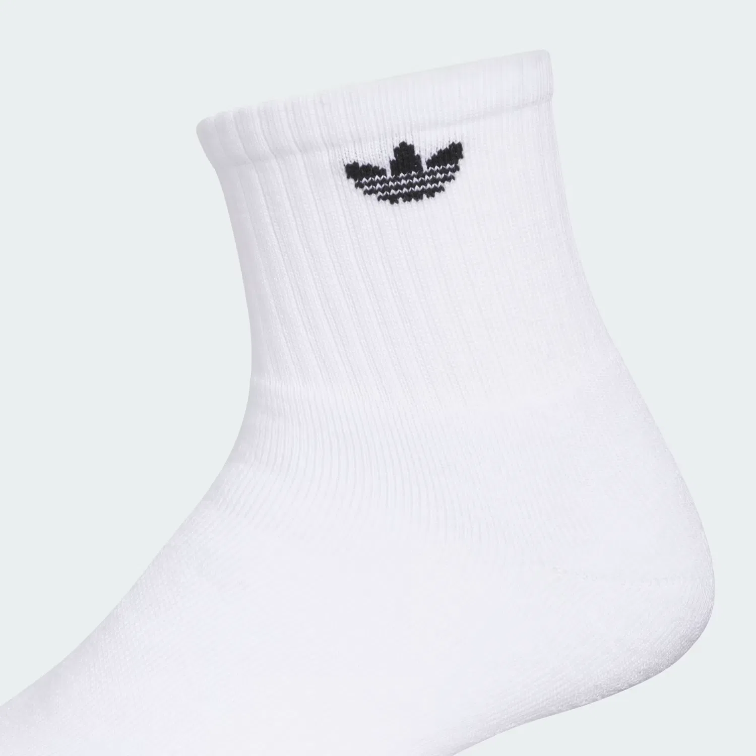 Носки влагоотводящие, набор из 6 пар trefoil 2.0 quarter Adidas Originals, белый — фото 2