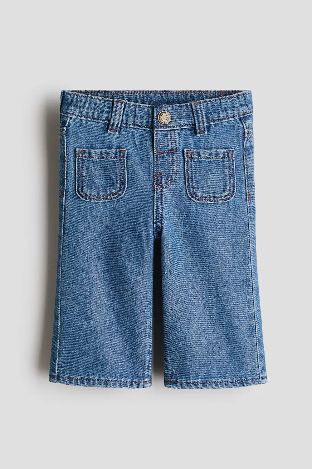 Джинсы-Клеш H&M, Denimblau