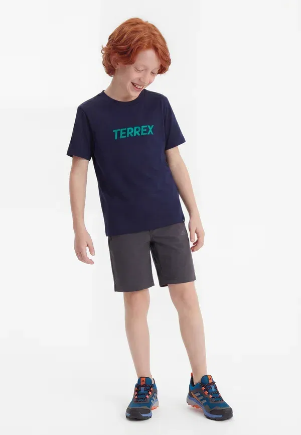 Футболка с логотипом, унисекс, спортивная футболка с коротким рукавом Adidas Terrex