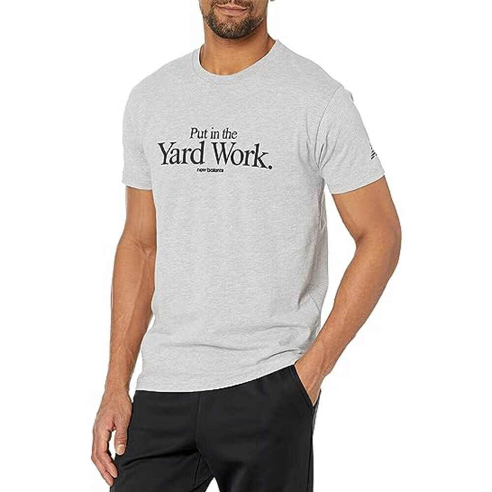 

Футболка New Balance Men's Nb Baseball Short Sleeve, серый
